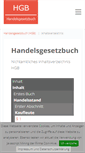 Mobile Screenshot of handelsgesetzbuch.net